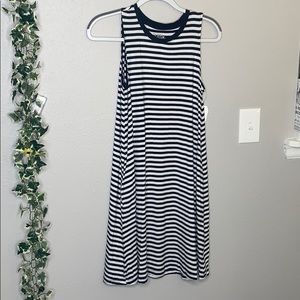 Striped tank top dress